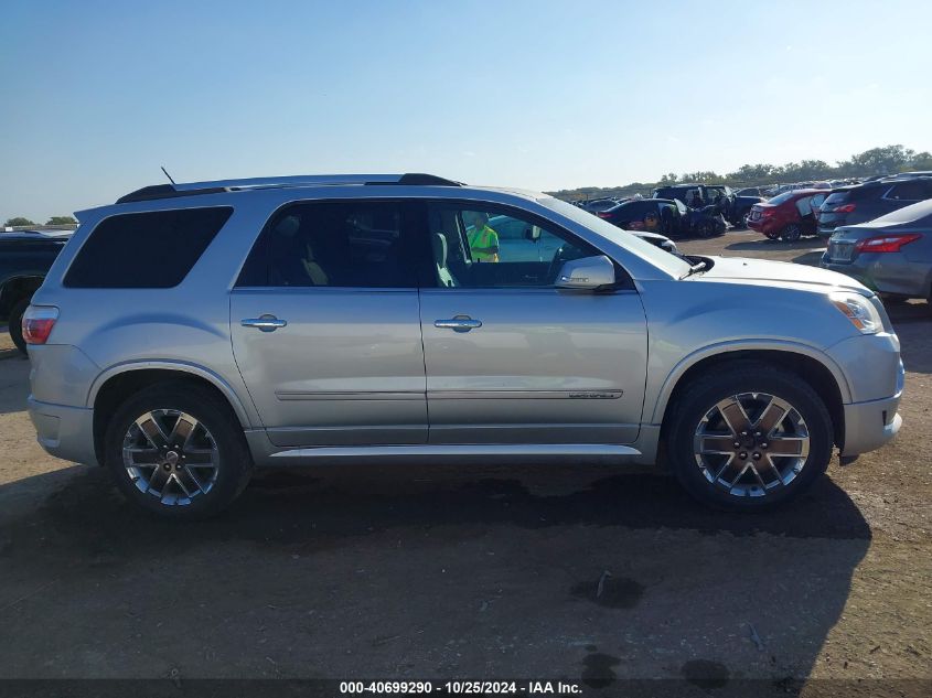 2012 GMC Acadia Denali VIN: 1GKKRTEDXCJ385551 Lot: 40699290