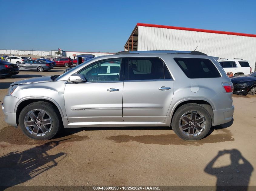 2012 GMC Acadia Denali VIN: 1GKKRTEDXCJ385551 Lot: 40699290