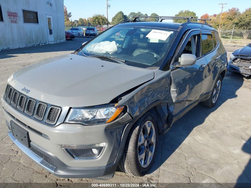 2019 Jeep Compass Limited 4X4 VIN: 3C4NJDCB7KT842282 Lot: 40699311