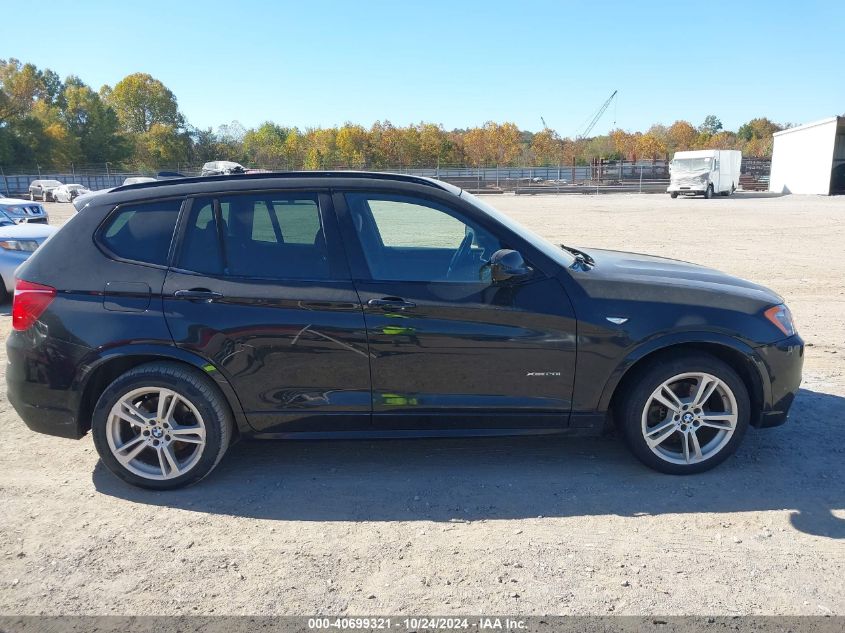 2014 BMW X3 xDrive28I VIN: 5UXWX9C54E0D30511 Lot: 40699321
