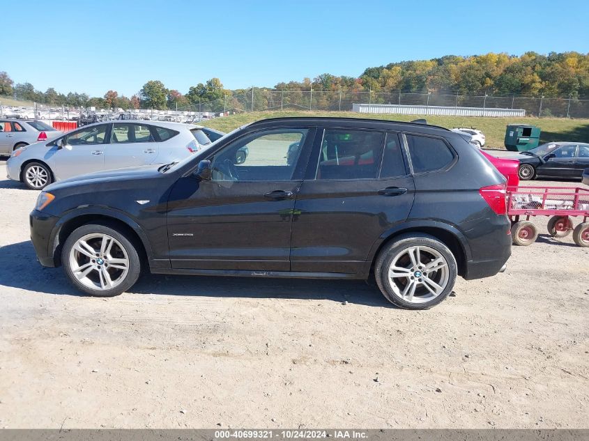 2014 BMW X3 xDrive28I VIN: 5UXWX9C54E0D30511 Lot: 40699321