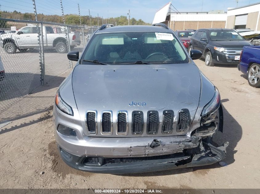 2016 Jeep Cherokee Sport VIN: 1C4PJLAS3GW319462 Lot: 40699324