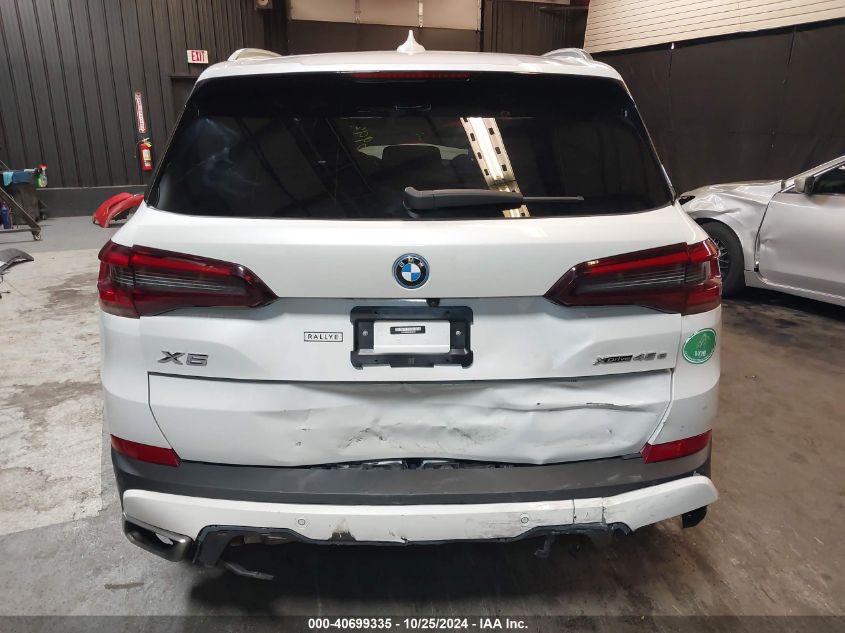 2022 BMW X5 Phev xDrive45E VIN: 5UXTA6C02N9L32791 Lot: 40699335