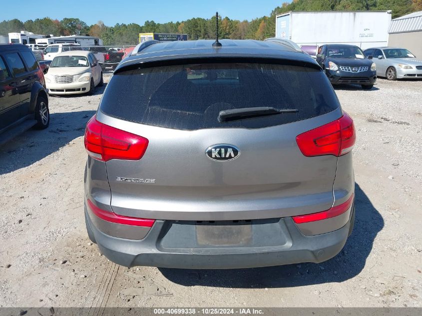 2016 Kia Sportage Lx VIN: KNDPB3AC3G7862830 Lot: 40699338