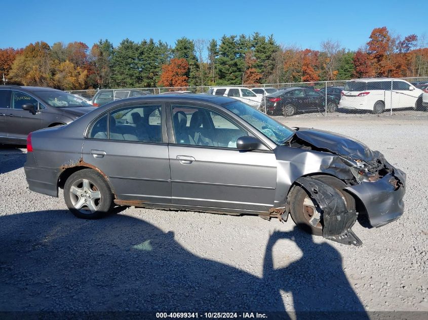 2005 Honda Civic Ex VIN: 2HGES26715H509065 Lot: 40699341