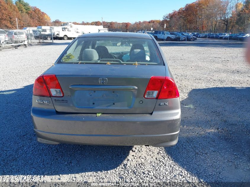 2005 Honda Civic Ex VIN: 2HGES26715H509065 Lot: 40699341