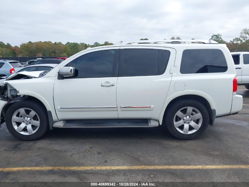 2013 Nissan Armada Sv/Sl/Platinum VIN: 5N1BA0ND7DN614209 Lot: 40699342