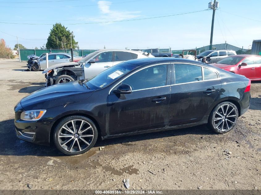 2016 Volvo S60 T5 Drive-E Premier VIN: YV126MFKXG2391397 Lot: 40699366