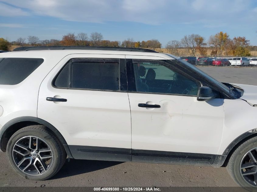 2017 Ford Explorer Sport VIN: 1FM5K8GT7HGA87263 Lot: 40699380