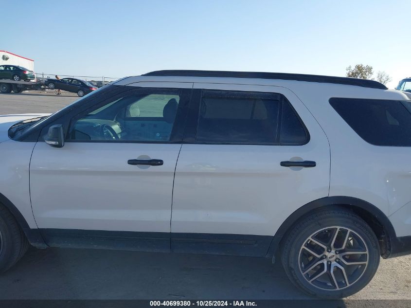 2017 Ford Explorer Sport VIN: 1FM5K8GT7HGA87263 Lot: 40699380