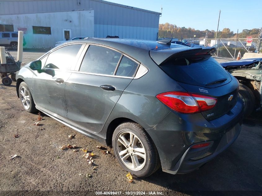 2017 Chevrolet Cruze Lt Auto VIN: 3G1BE6SM9HS535838 Lot: 40699417