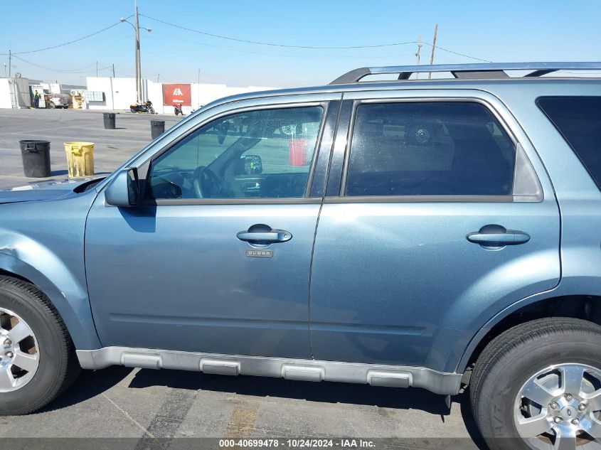 2011 Ford Escape Limited VIN: 1FMCU0EG0BKB26823 Lot: 40699478