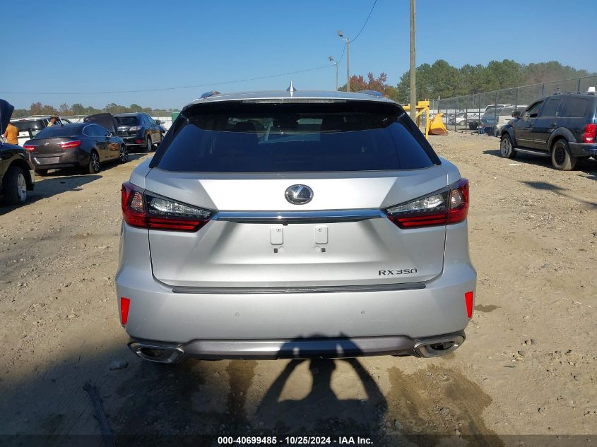 2019 Lexus Rx 350 VIN: 2T2ZZMCA6KC134198 Lot: 40699485