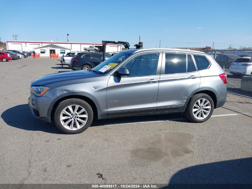 2015 BMW X3 xDrive28I VIN: 5UXWX9C57F0D46574 Lot: 40699517