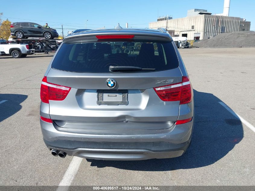2015 BMW X3 xDrive28I VIN: 5UXWX9C57F0D46574 Lot: 40699517