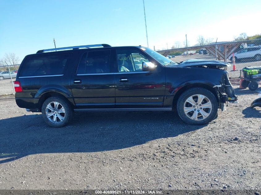 2017 Ford Expedition Max Platinum VIN: 1FMJK1MT6HEA43101 Lot: 40699521