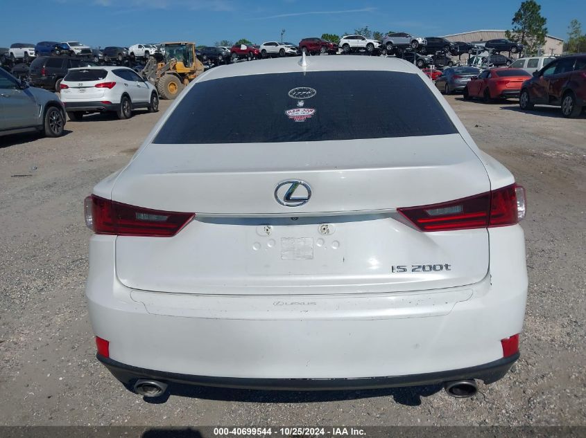 2016 Lexus Is 200T VIN: JTHBA1D29G5020606 Lot: 40699544