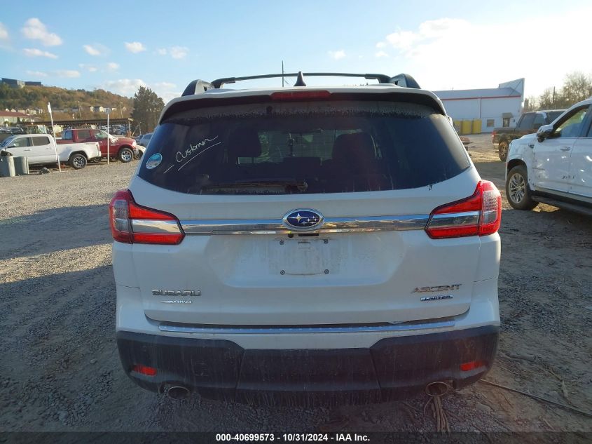 2019 Subaru Ascent Limited VIN: 4S4WMAJD4K3452603 Lot: 40699573