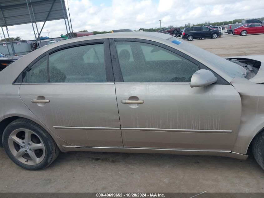 2007 Hyundai Sonata Limited/Se V6 VIN: 5NPEU46F97H170755 Lot: 40699652