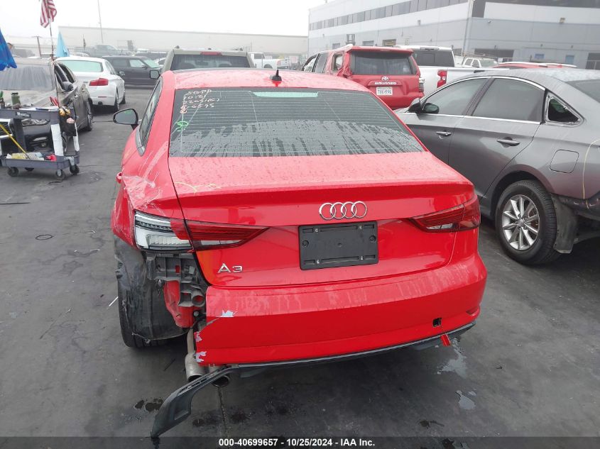 2020 Audi A3 Premium 40 Tfsi Front-Wheel Drive S Tronic VIN: WAUAUGFF7LA006595 Lot: 40699657