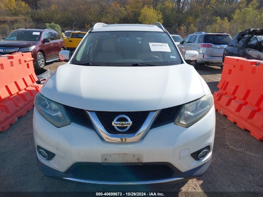 2015 Nissan Rogue Sl VIN: 5N1AT2MT3FC854804 Lot: 40699673