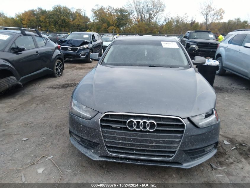 2014 Audi A4 2.0T Premium VIN: WAUBFAFL7EN015357 Lot: 40699676