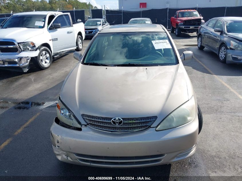 2002 Toyota Camry Xle VIN: 4T1BE32K92U023908 Lot: 40699699