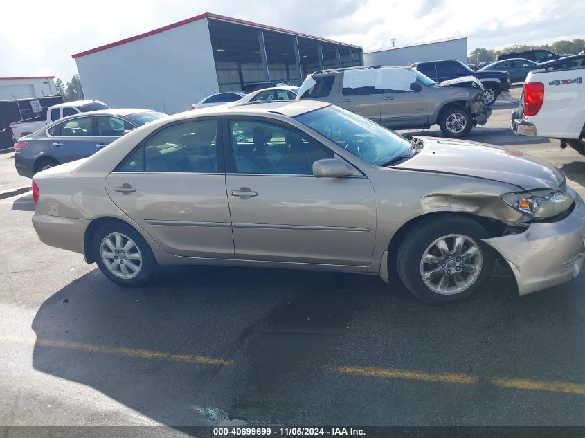 2002 Toyota Camry Xle VIN: 4T1BE32K92U023908 Lot: 40699699