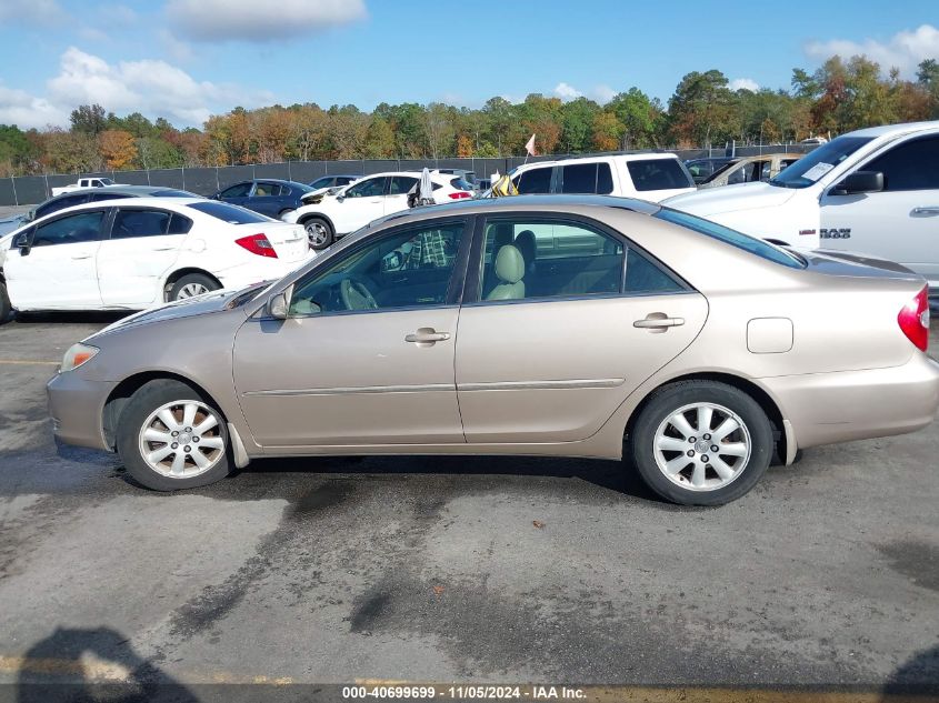 2002 Toyota Camry Xle VIN: 4T1BE32K92U023908 Lot: 40699699