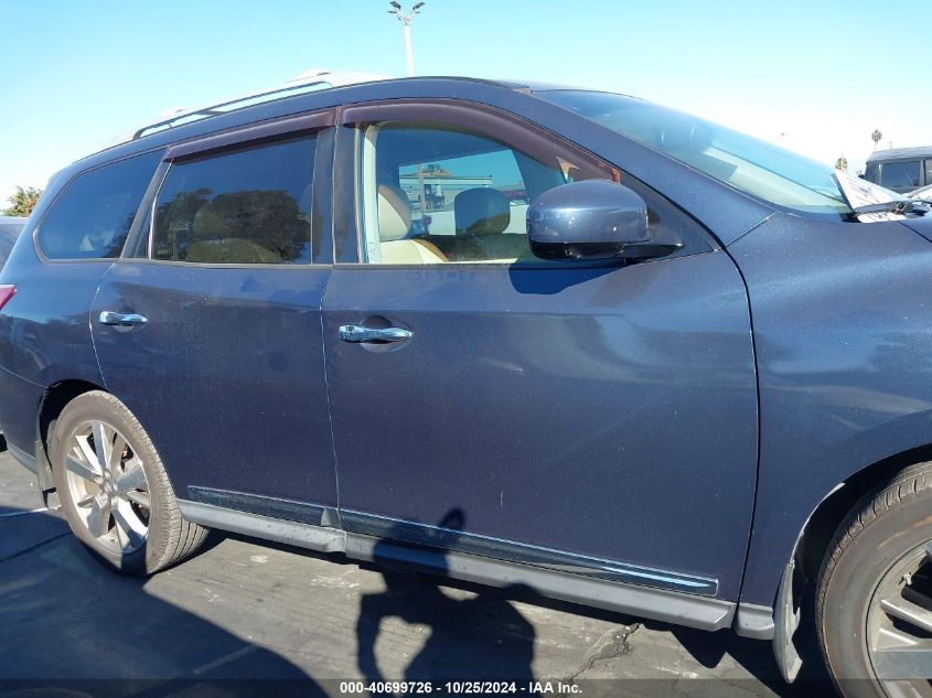 2015 Nissan Pathfinder Platinum VIN: 5N1AR2MN0FC664829 Lot: 40699726