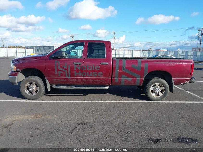 2003 Dodge Ram 2500 Slt/Laramie/St VIN: 1D7KU28DX3J640088 Lot: 40699781