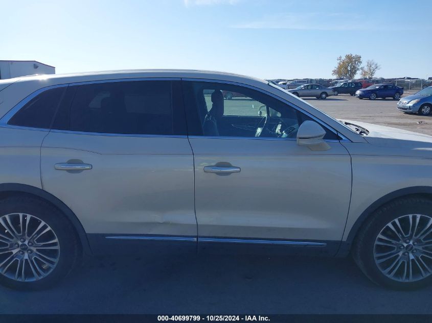 2016 Lincoln Mkx Reserve VIN: 2LMPJ8LR6GBL40265 Lot: 40699799