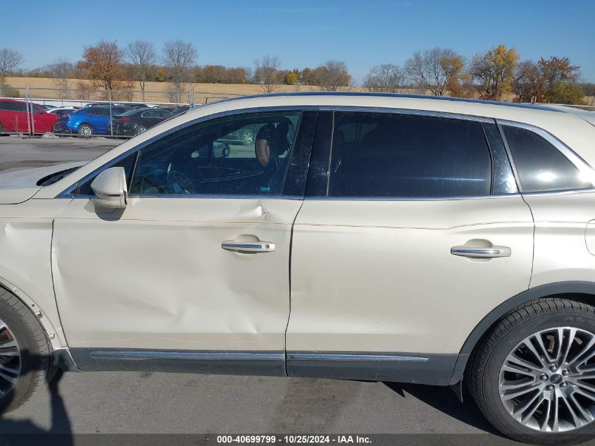 2016 Lincoln Mkx Reserve VIN: 2LMPJ8LR6GBL40265 Lot: 40699799