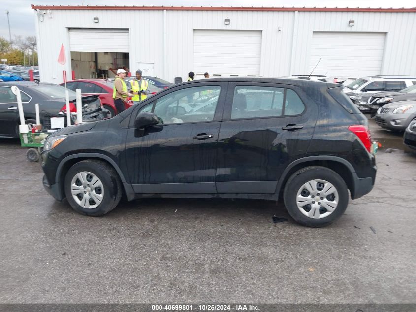 2019 Chevrolet Trax Ls VIN: 3GNCJKSB3KL111742 Lot: 40699801