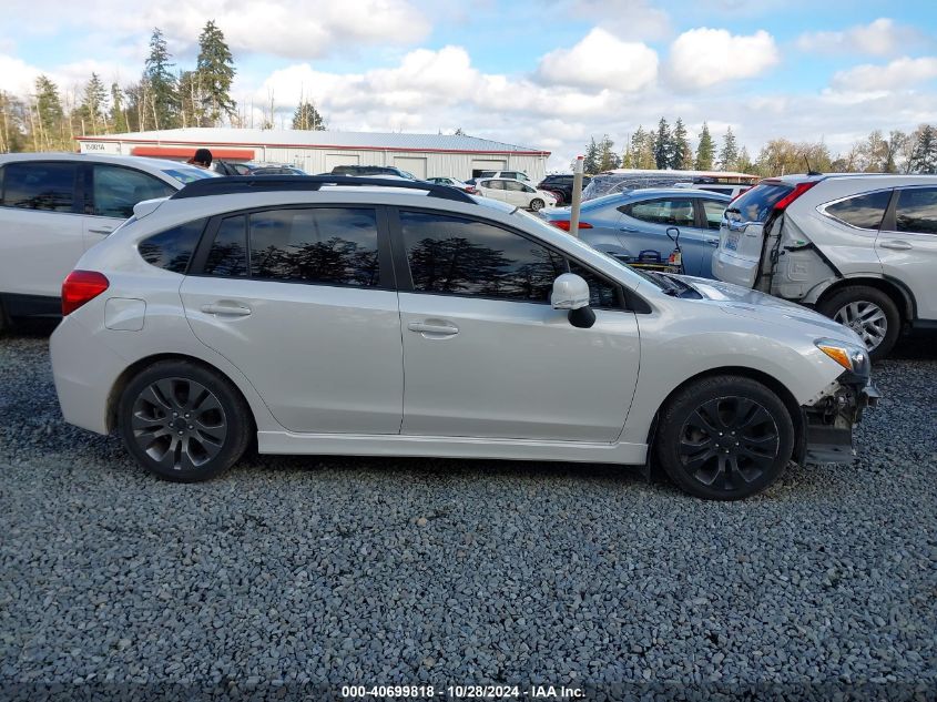 2014 Subaru Impreza 2.0I Sport Premium VIN: JF1GPAL60E9317317 Lot: 40699818