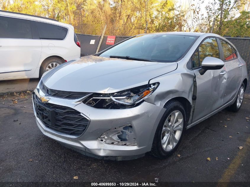 2019 Chevrolet Cruze Ls VIN: 3G1BC6SM7KS593976 Lot: 40699853