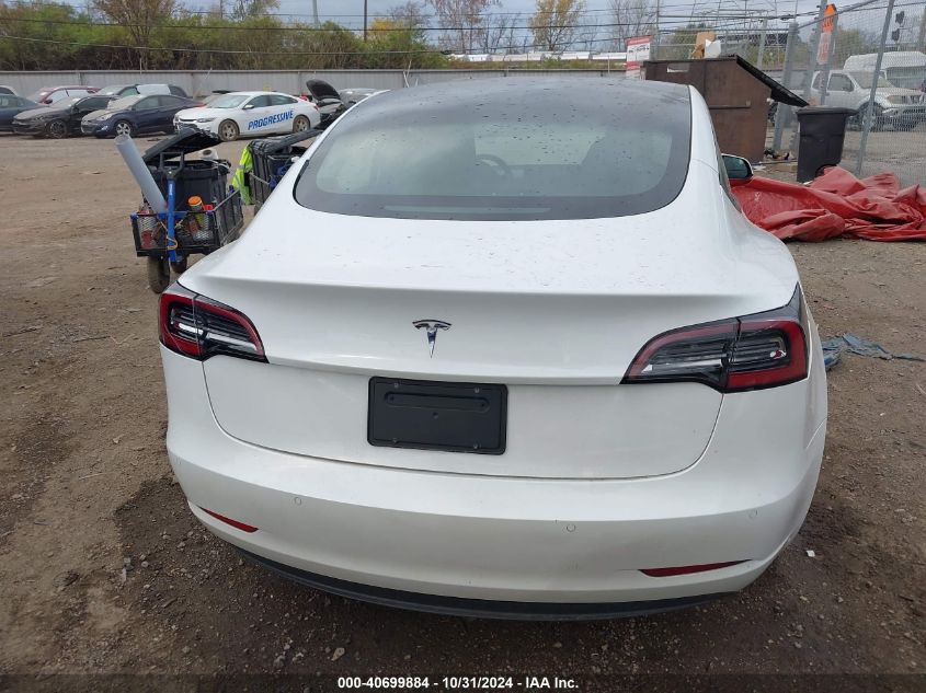 2021 TESLA MODEL 3 STANDARD RANGE PLUS REAR-WHEEL DRIVE - 5YJ3E1EA4MF015856