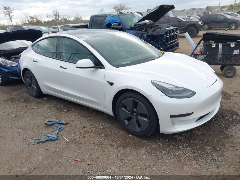 2021 TESLA MODEL 3 STANDARD RANGE PLUS REAR-WHEEL DRIVE - 5YJ3E1EA4MF015856