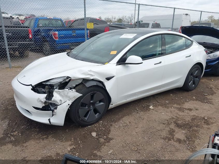 2021 TESLA MODEL 3 STANDARD RANGE PLUS REAR-WHEEL DRIVE - 5YJ3E1EA4MF015856