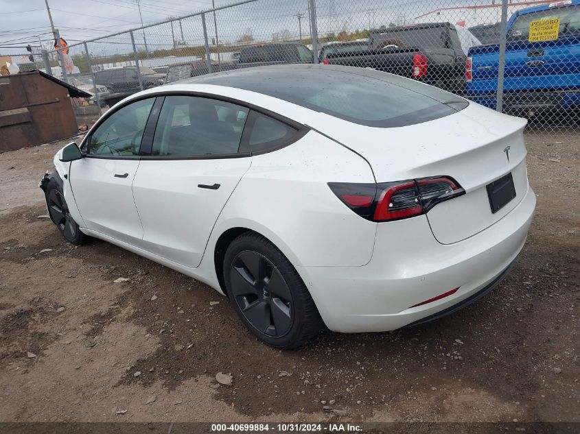 2021 TESLA MODEL 3 STANDARD RANGE PLUS REAR-WHEEL DRIVE - 5YJ3E1EA4MF015856