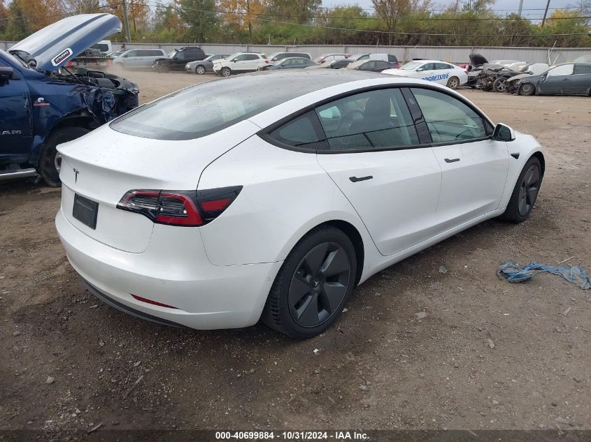 2021 TESLA MODEL 3 STANDARD RANGE PLUS REAR-WHEEL DRIVE - 5YJ3E1EA4MF015856