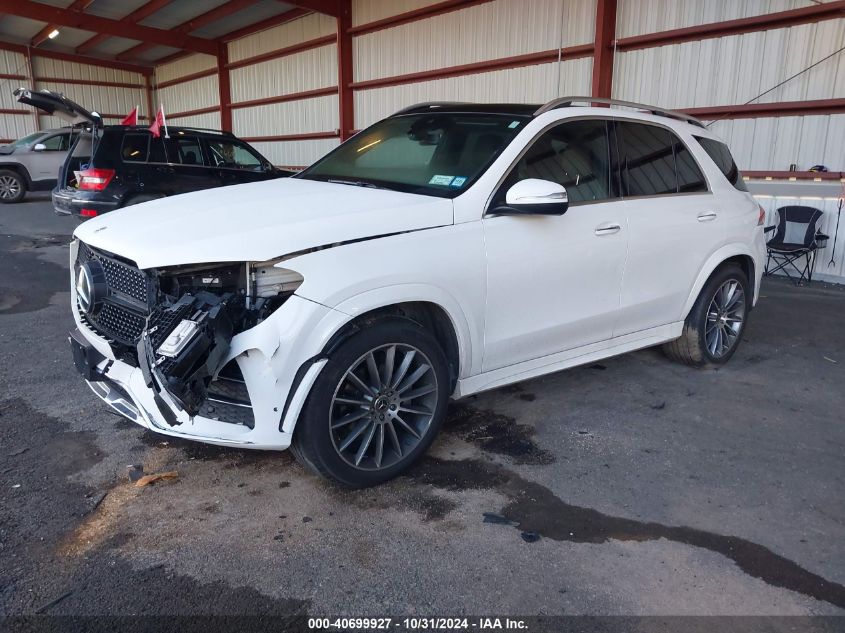 VIN 4JGFB4KB2NA823696 2022 MERCEDES-BENZ GLE 350 4MATIC