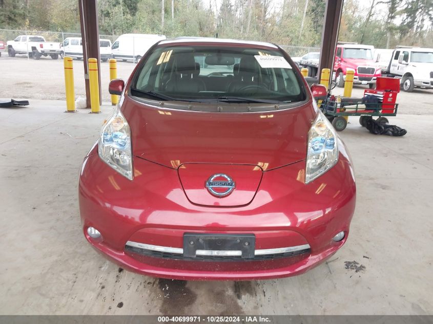 2014 Nissan Leaf Sl VIN: 1N4AZ0CP0EC339744 Lot: 40699971