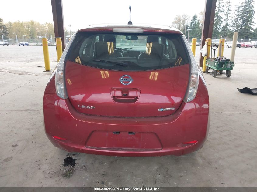 2014 Nissan Leaf Sl VIN: 1N4AZ0CP0EC339744 Lot: 40699971