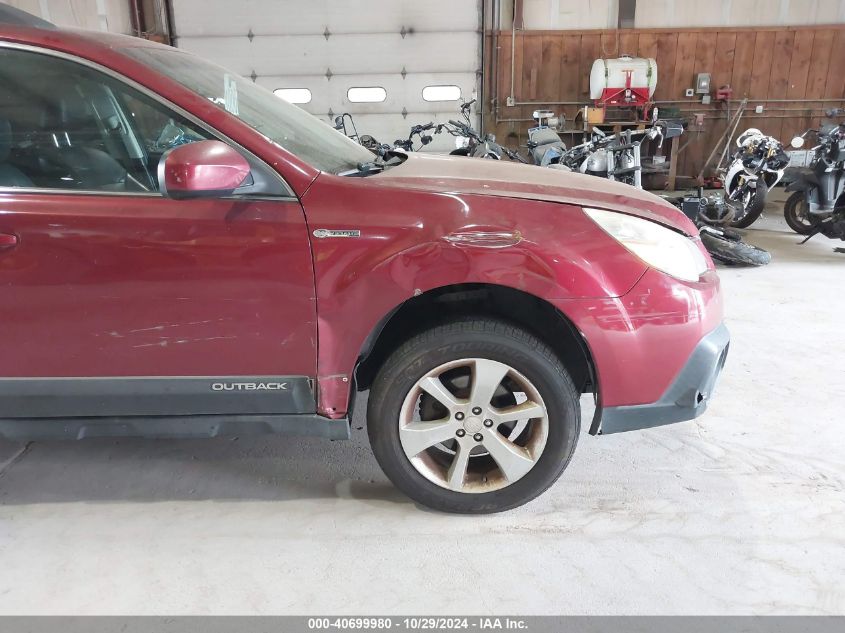 2014 Subaru Outback 2.5I Premium VIN: 4S4BRBCC2E3206146 Lot: 40699980