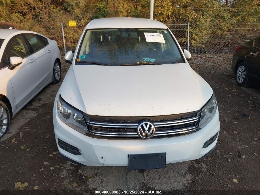 2014 Volkswagen Tiguan Se VIN: WVGAV3AX1EW622674 Lot: 40699983