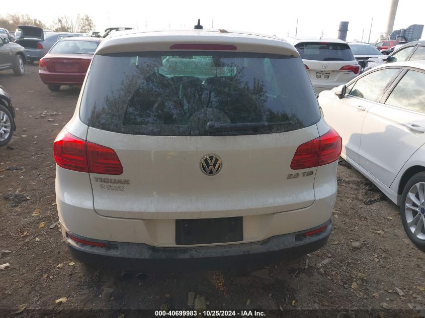 2014 Volkswagen Tiguan Se VIN: WVGAV3AX1EW622674 Lot: 40699983