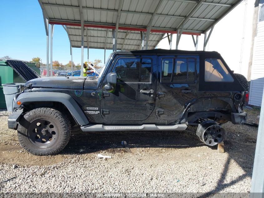 2011 Jeep Wrangler Unlimited Sport VIN: 1J4BA3H12BL568377 Lot: 40699991