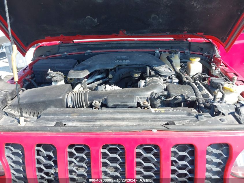 2020 Jeep Gladiator Sport S 4X4 VIN: 1C6HJTAG9LL130723 Lot: 40700005