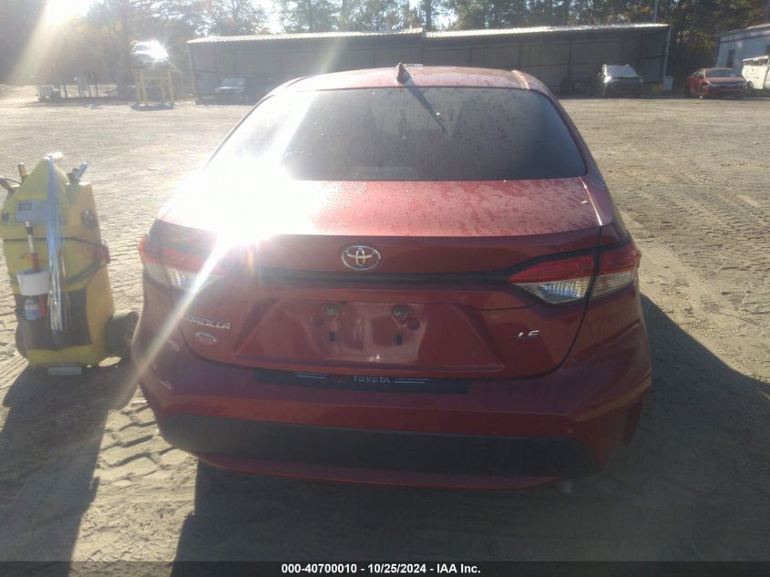 2020 Toyota Corolla Le VIN: JTDEPRAE4LJ052116 Lot: 40700010